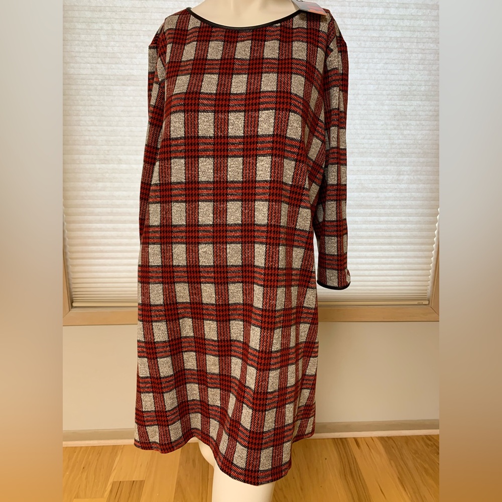 NWT XL plaid dress ISL by Melissa Kozan
